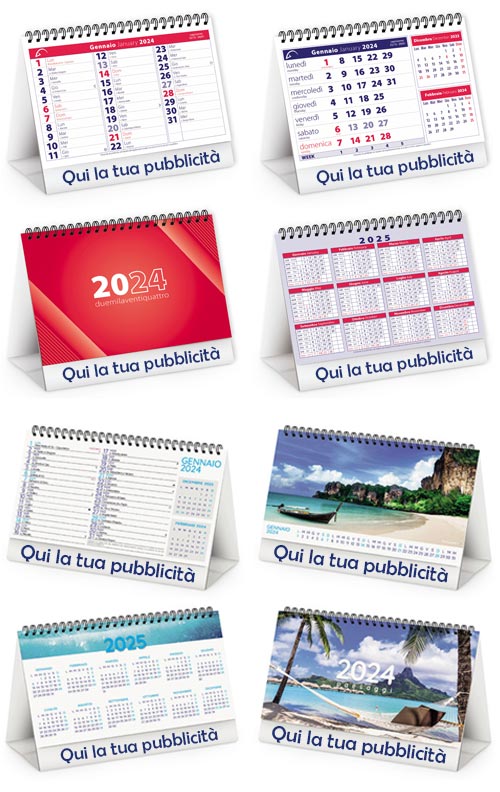 Calendari personalizzati 2024 o neutri, da regalare come gadget  pubblicitario? STUDIO 87 stampa calendari personalizzati a colori senza  sovrapprezzo e in tempi rapidi.